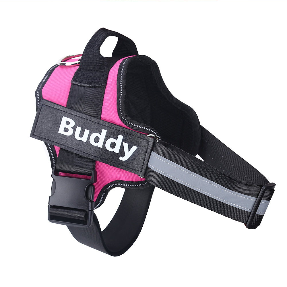 Personalized No-Pull Dog Harness – Reflective & Adjustable Vest