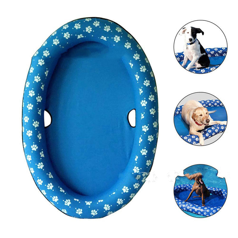 Dog Swimming Pool Inflatable Hammock – Floating Summer Bed