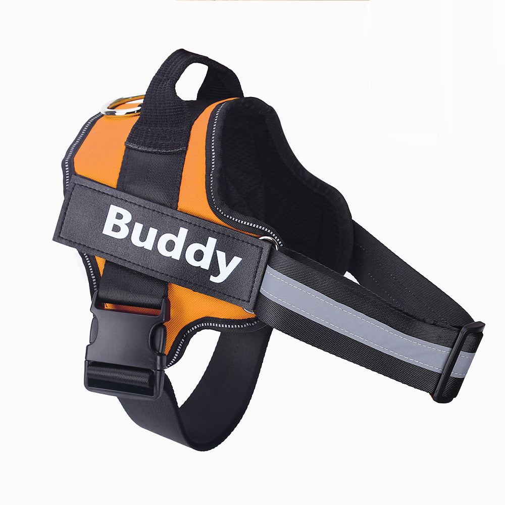 Personalized No-Pull Dog Harness – Reflective & Adjustable Vest