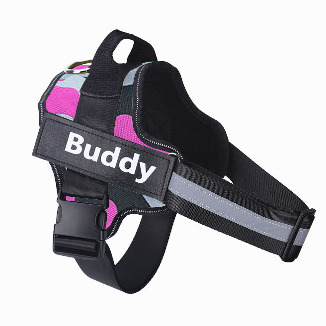Personalized No-Pull Dog Harness – Reflective & Adjustable Vest