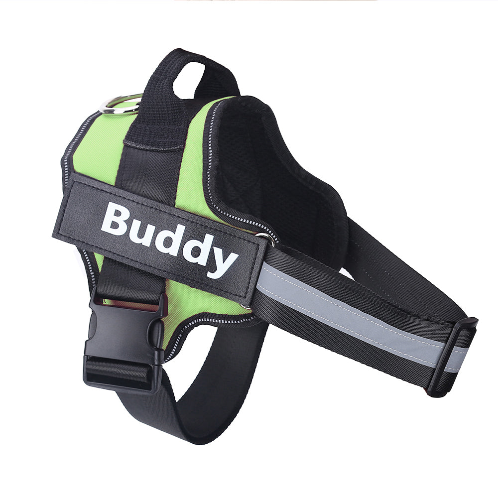 Personalized No-Pull Dog Harness – Reflective & Adjustable Vest