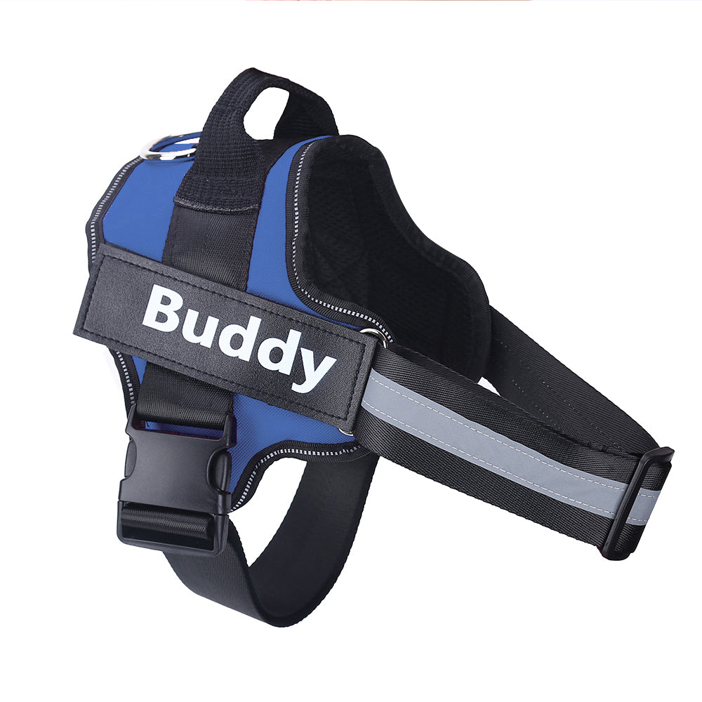 Personalized No-Pull Dog Harness – Reflective & Adjustable Vest