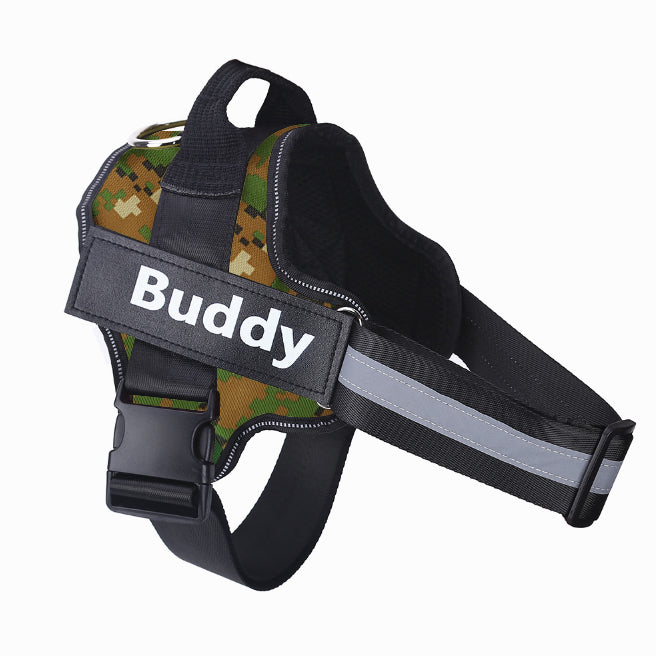 Personalized No-Pull Dog Harness – Reflective & Adjustable Vest