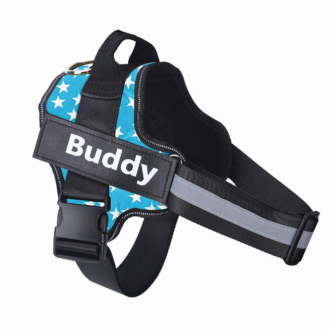 Personalized No-Pull Dog Harness – Reflective & Adjustable Vest