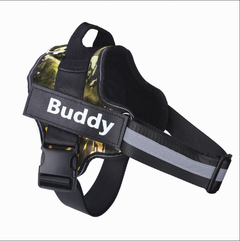 Personalized No-Pull Dog Harness – Reflective & Adjustable Vest
