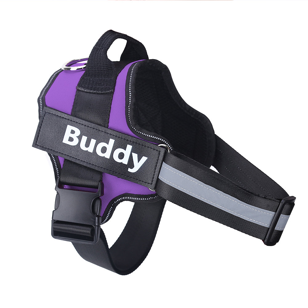 Personalized No-Pull Dog Harness – Reflective & Adjustable Vest