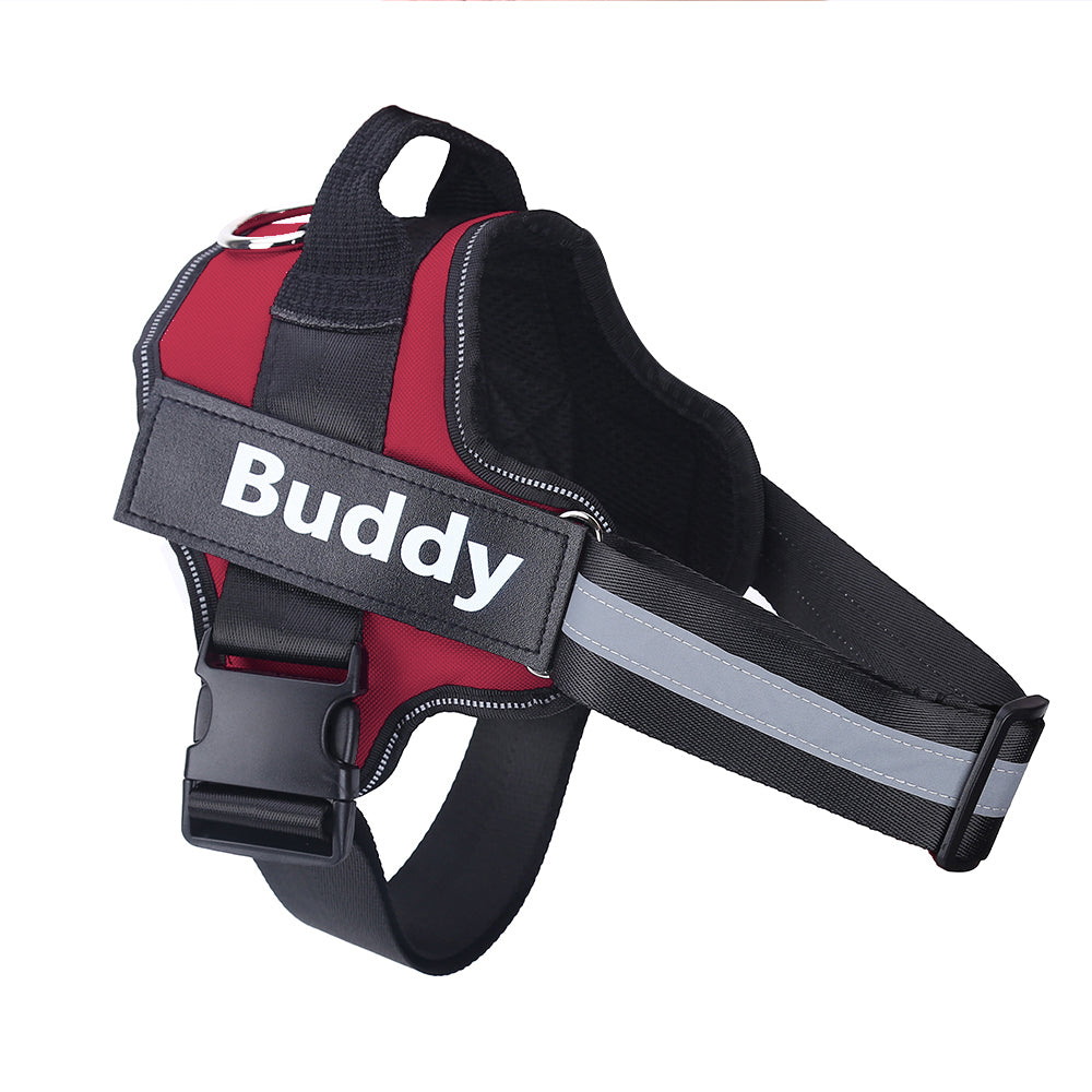 Personalized No-Pull Dog Harness – Reflective & Adjustable Vest