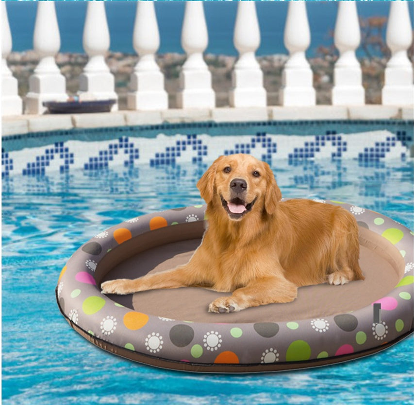 Dog Swimming Pool Inflatable Hammock – Floating Summer Bed