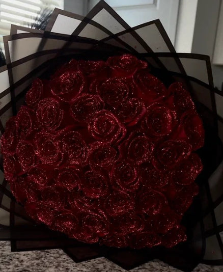 Personalized Valentine’s Day Bridal Bouquet – Preserved Fresh Flower