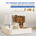 Transparent Automatic Pet Feeder & Water Dispenser